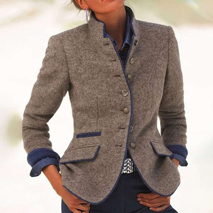 Elegant ladies jacket in plain colour