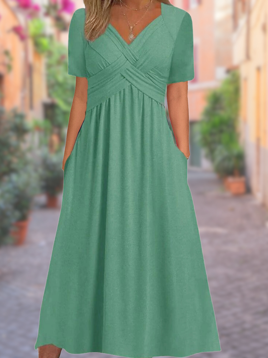 V-neck summer dress V-neck summer dress