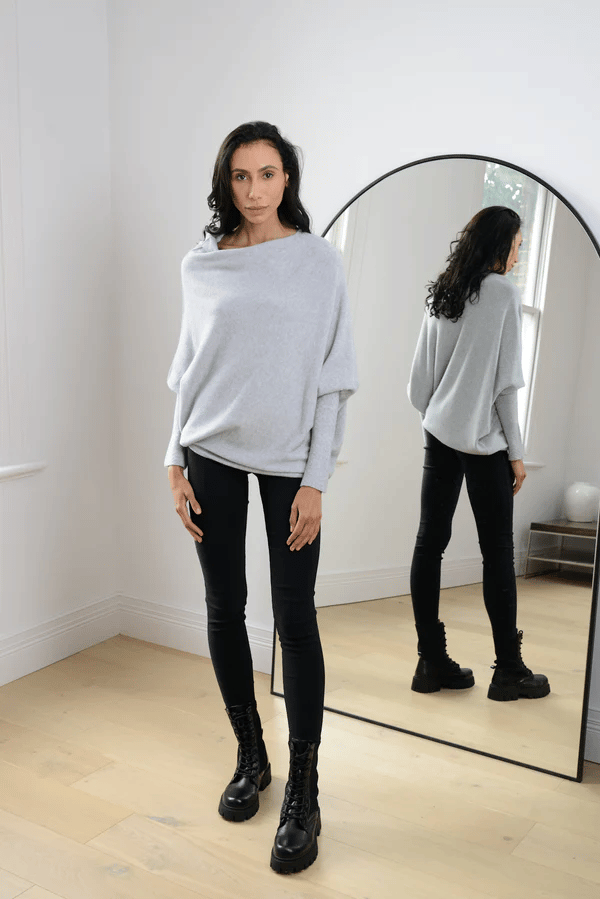 Denise | Elegant Off-Shoulder Sweater for Women
