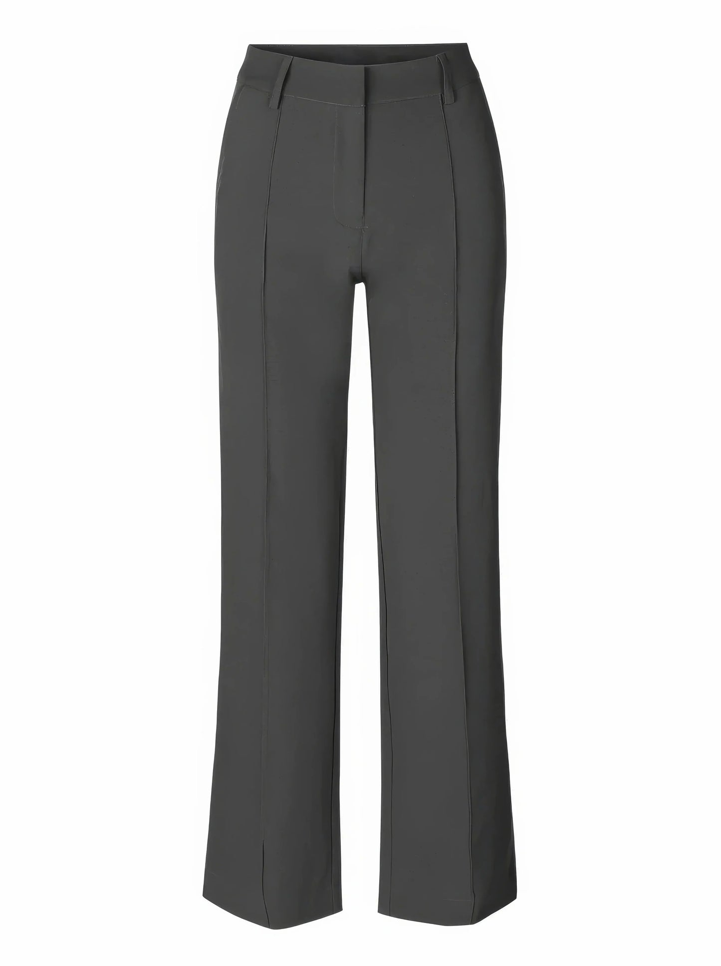 High-waisted chic trousers – elegant women's trousers with a high waist