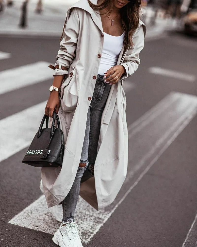 ALICE | Women's Hooded Trench Coat