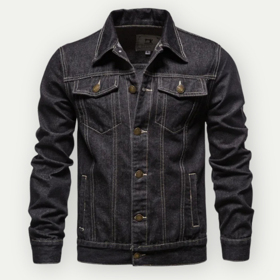 Men's denim trucker jacket