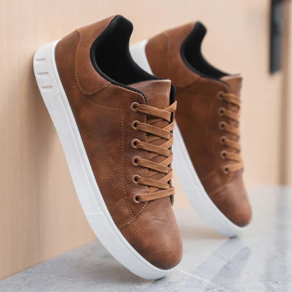 Charlie – stylish leather sneakers with comfortable soles