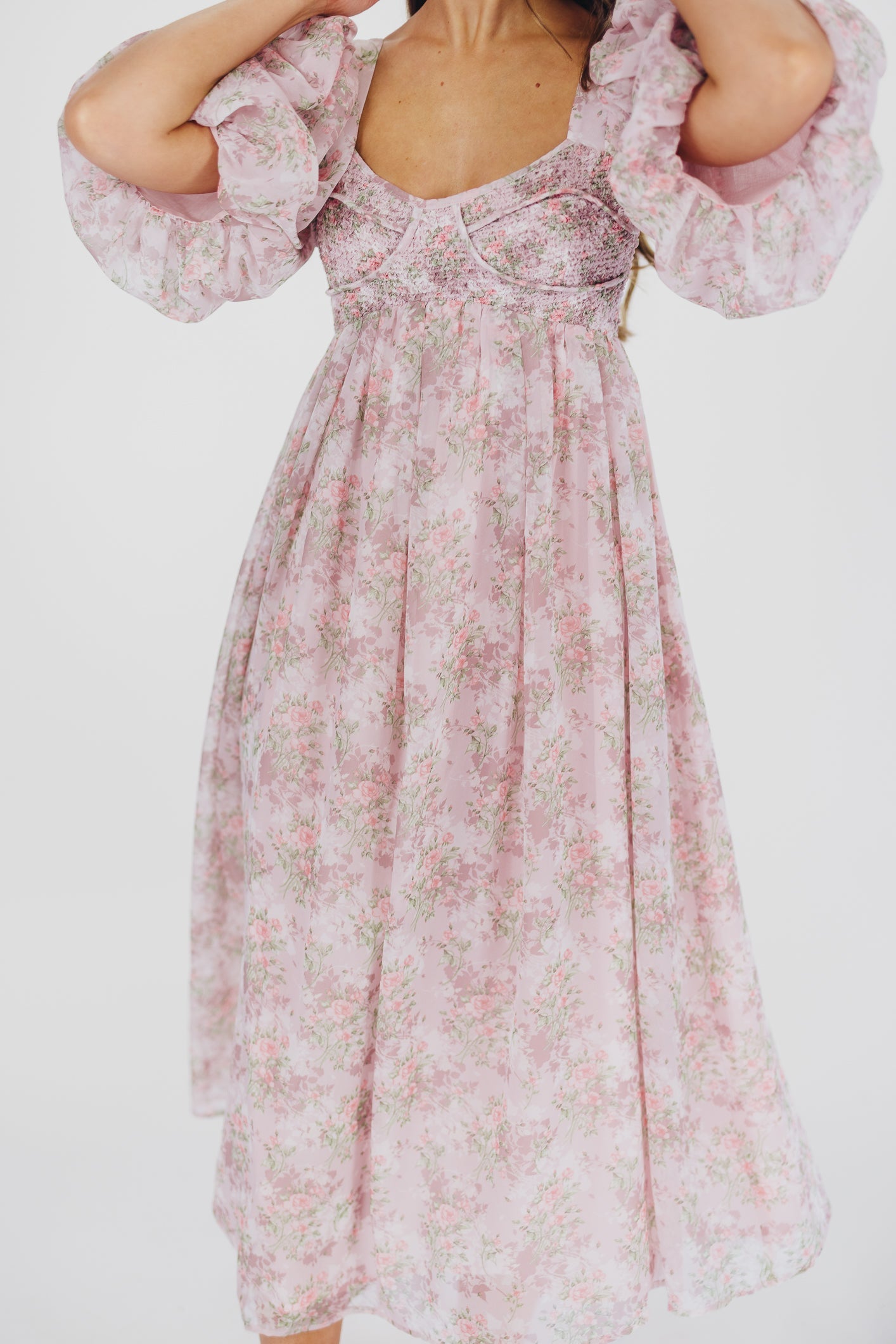 Harlow Maxi Dress in Mauve - Bump Friendly & Inclusive Sizing (S-3XL)