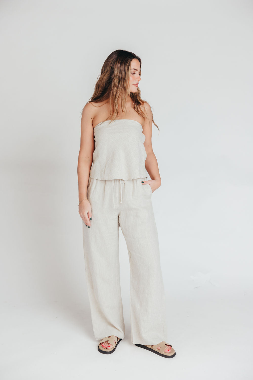 Peyton Linen Tube Top