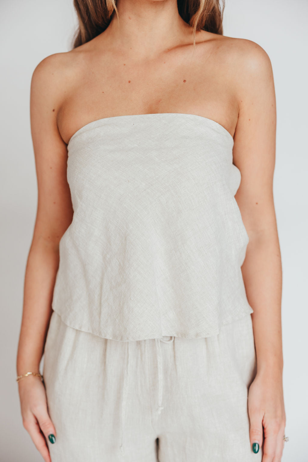 Peyton Linen Tube Top