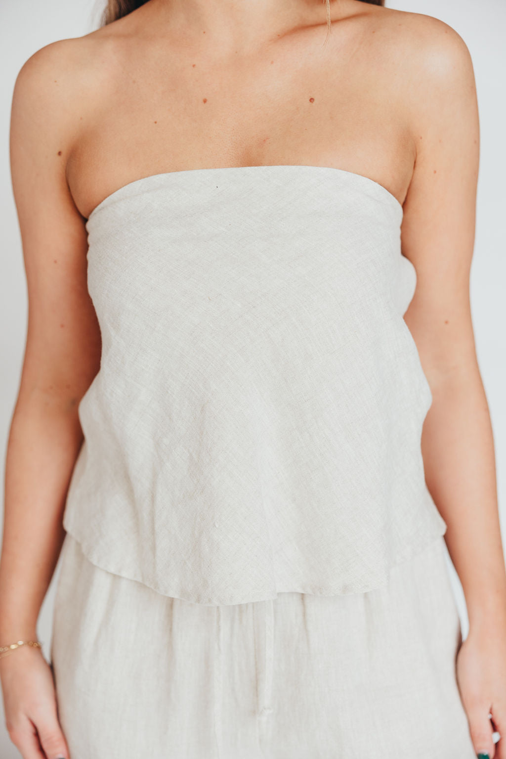 Peyton Linen Tube Top