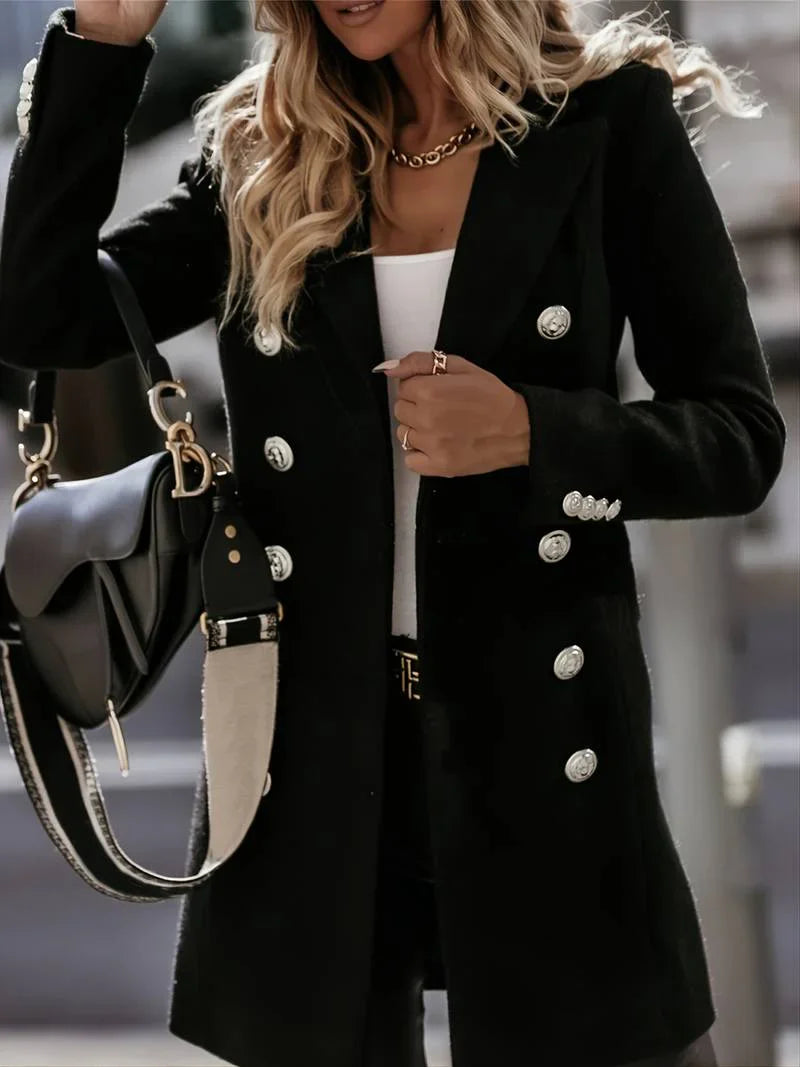 Clara | slim-fit wool coat