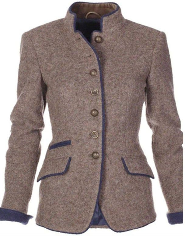 Elegant ladies jacket in plain colour