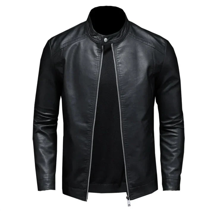 Jasper – sturdy leather jacket in biker style