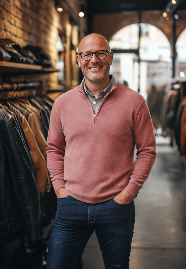 Tom Polo - Stylish zipper sweater for men (Italian design)