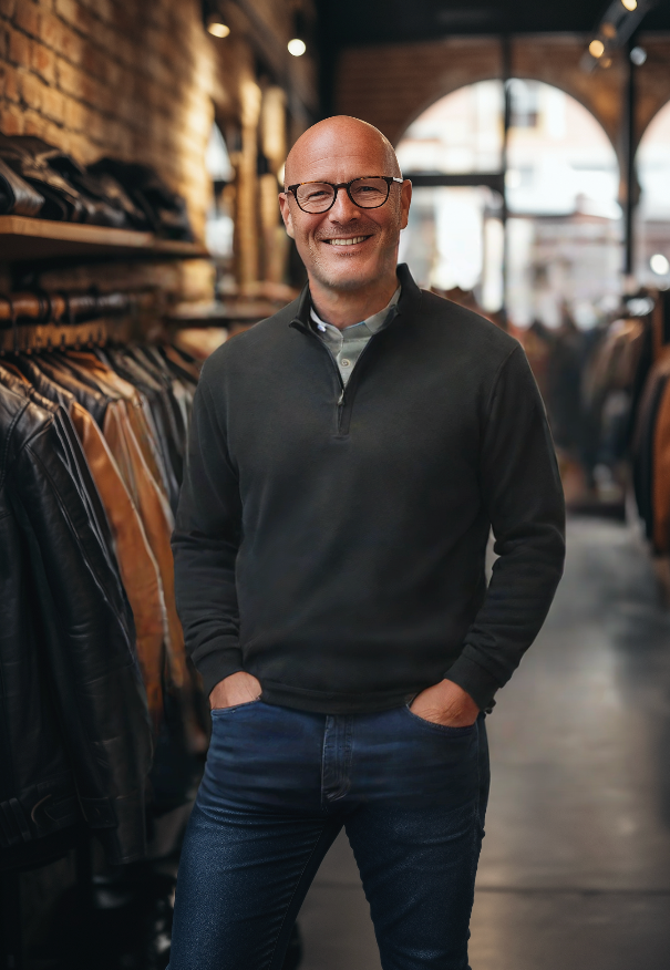 Tom Polo - Stylish zipper sweater for men (Italian design)