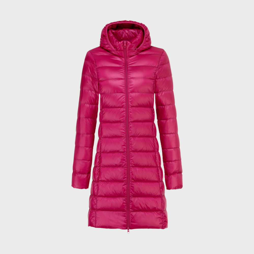 Fashion Street | Stylish Long Down Waterproof Jacket for Women