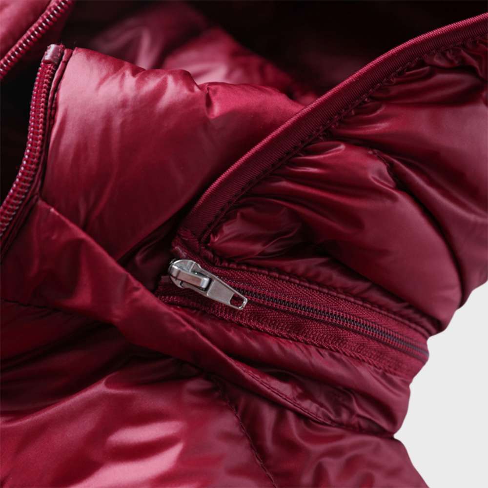 Fashion Street | Stylish Long Down Waterproof Jacket for Women
