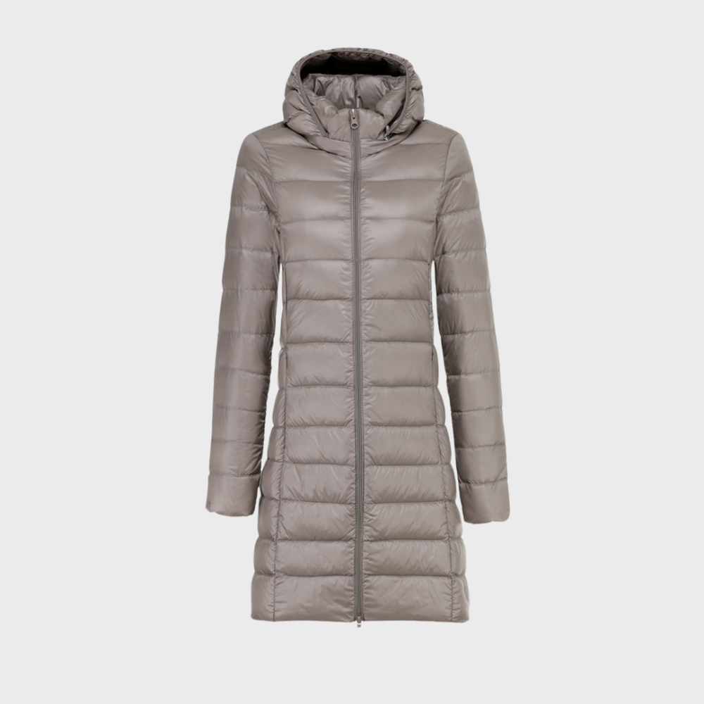 Fashion Street | Stylish Long Down Waterproof Jacket for Women