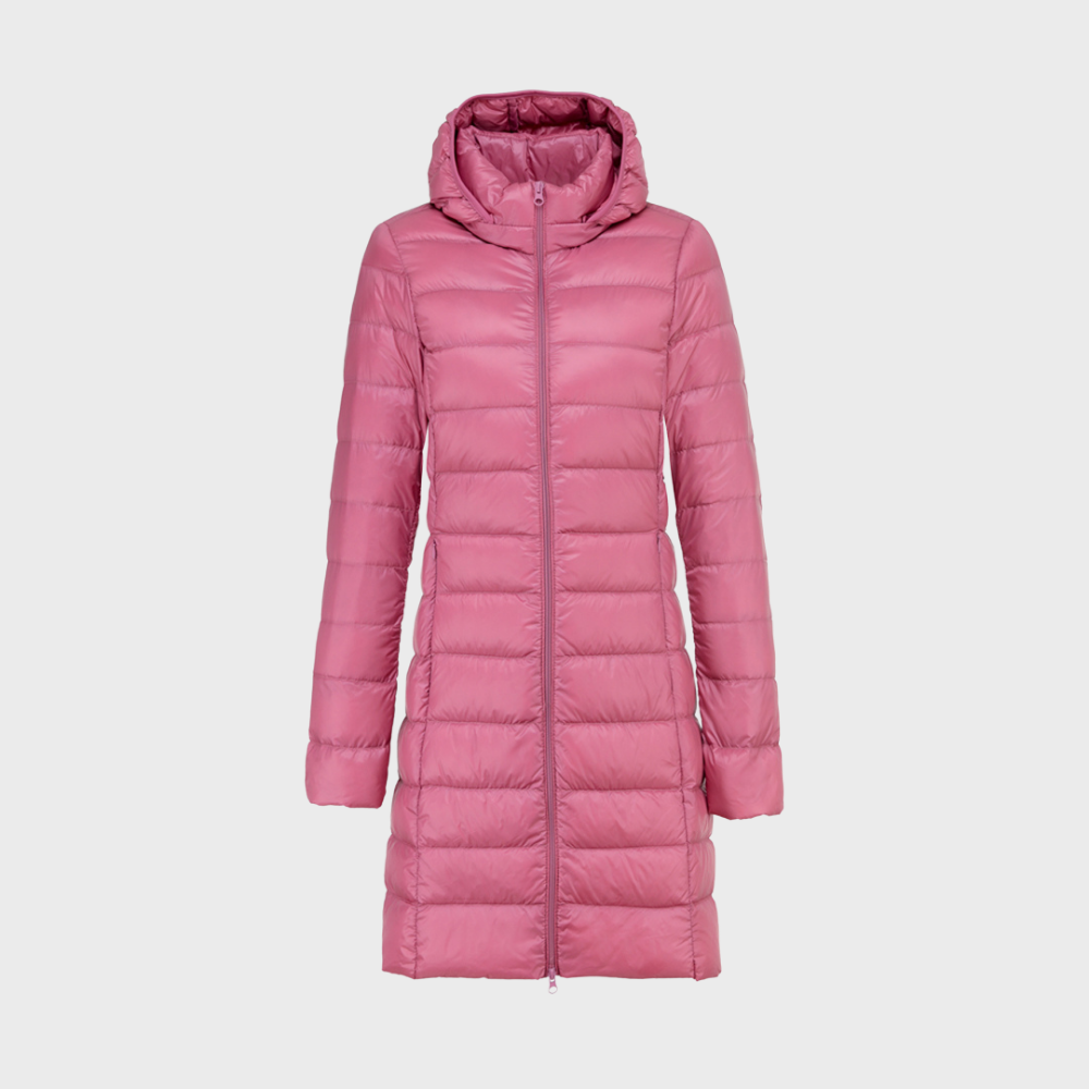 Fashion Street | Stylish Long Down Waterproof Jacket for Women