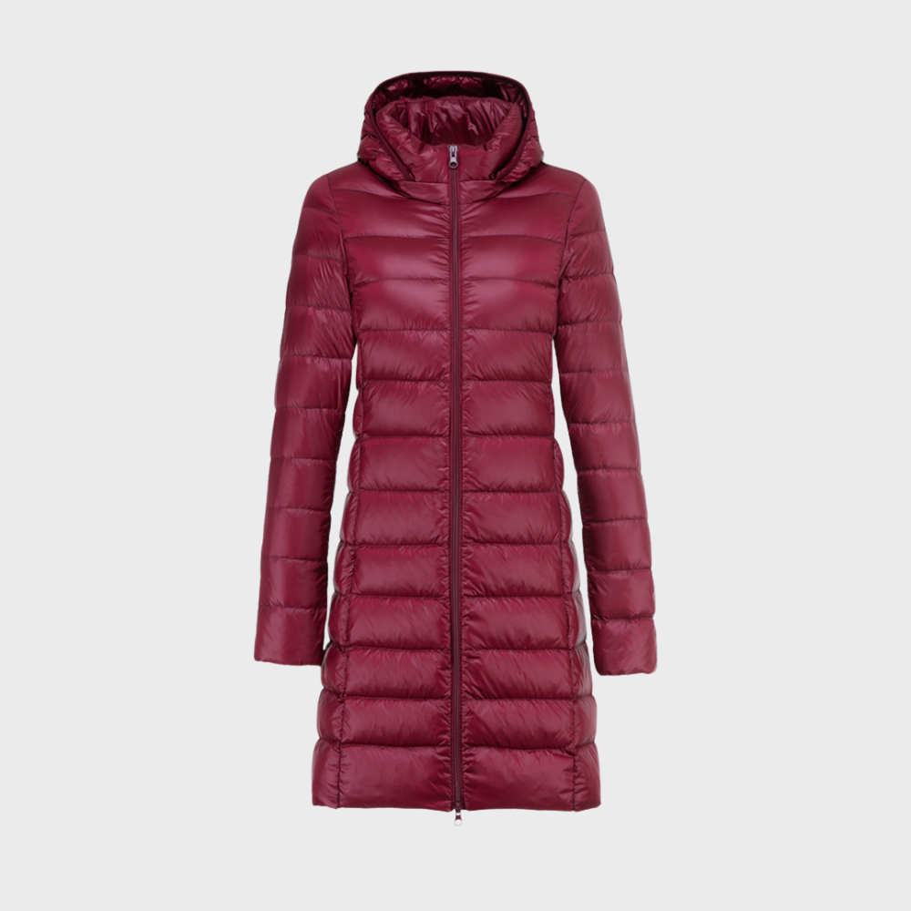 Fashion Street | Stylish Long Down Waterproof Jacket for Women