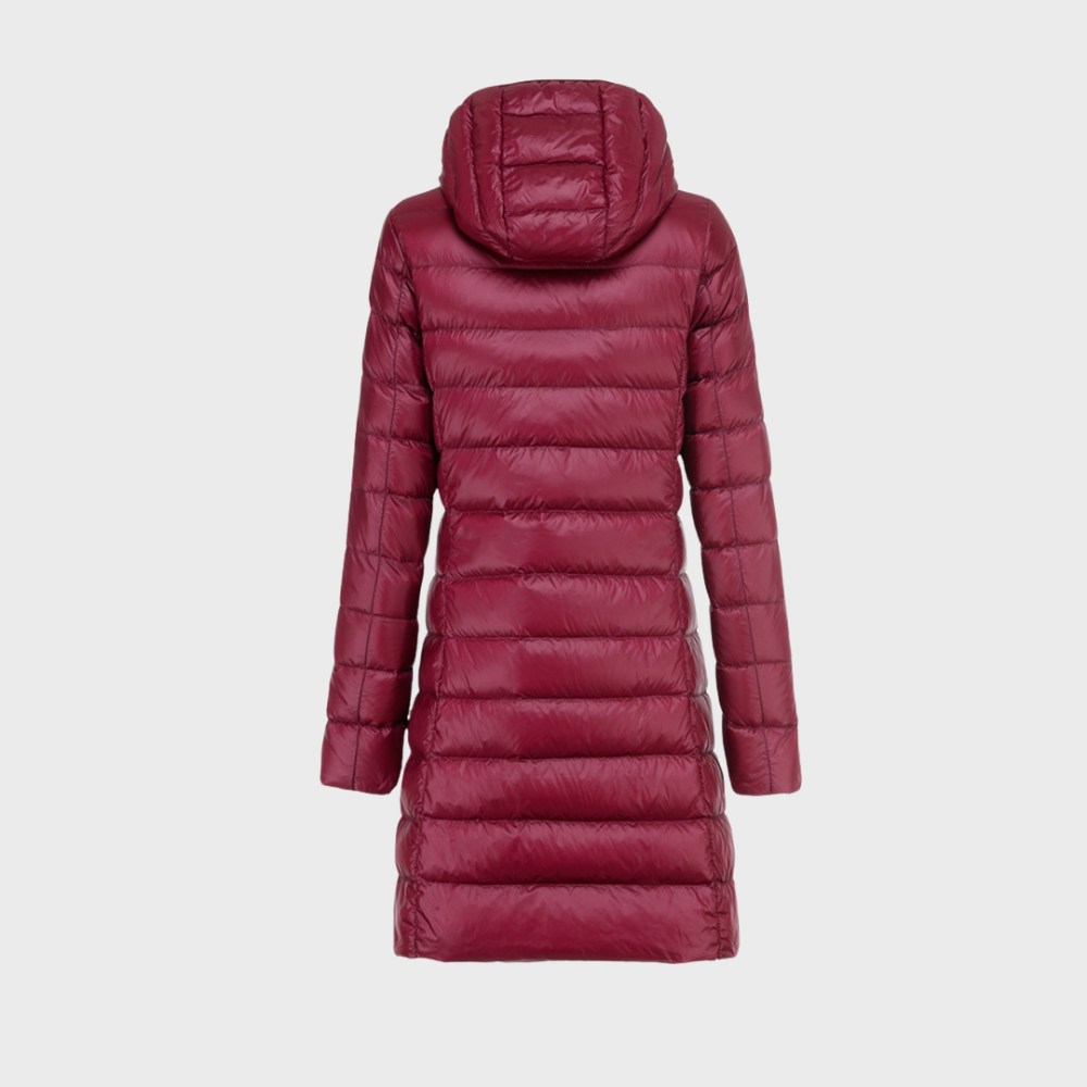 Fashion Street | Stylish Long Down Waterproof Jacket for Women