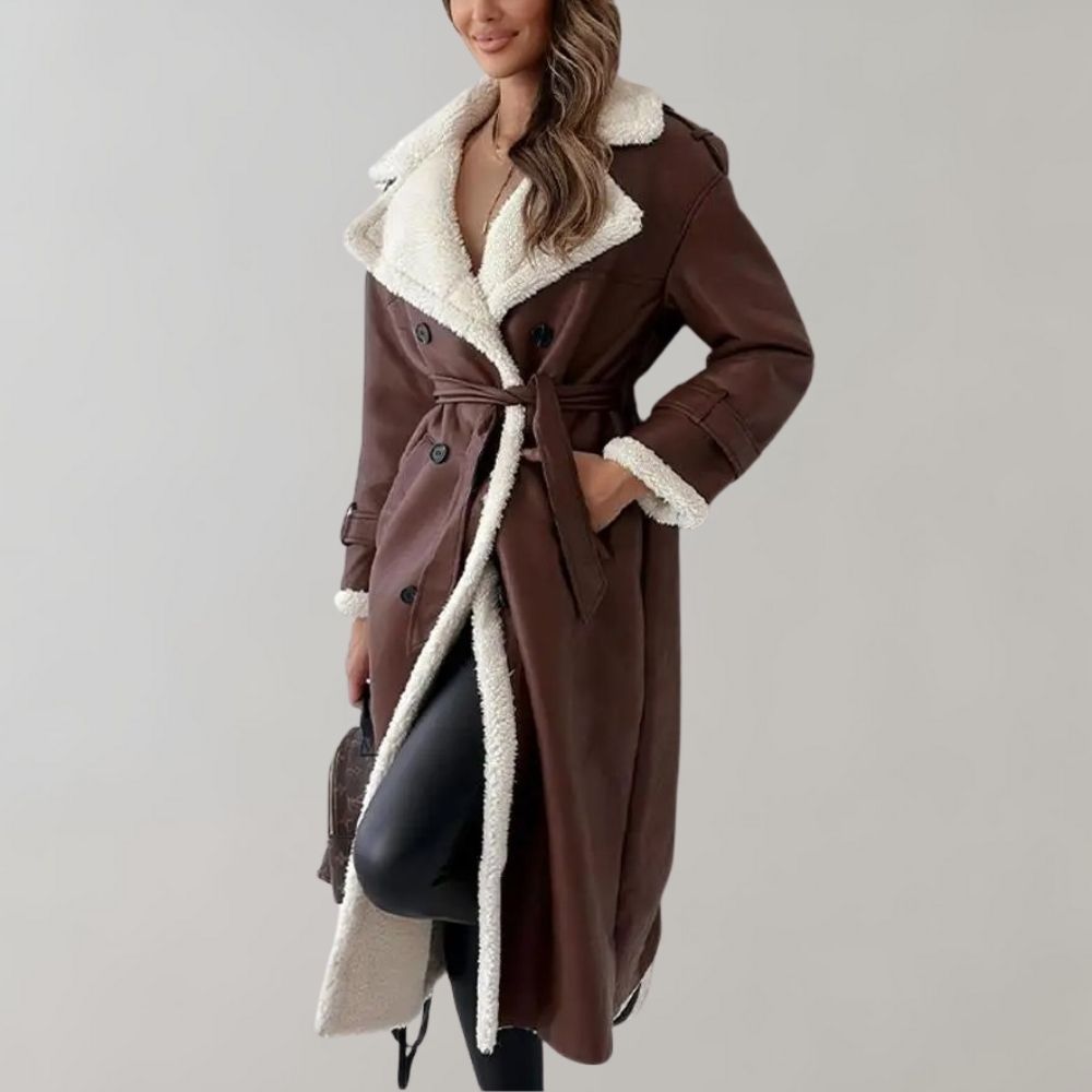Fashion Street | Stylish leather jacket with fur