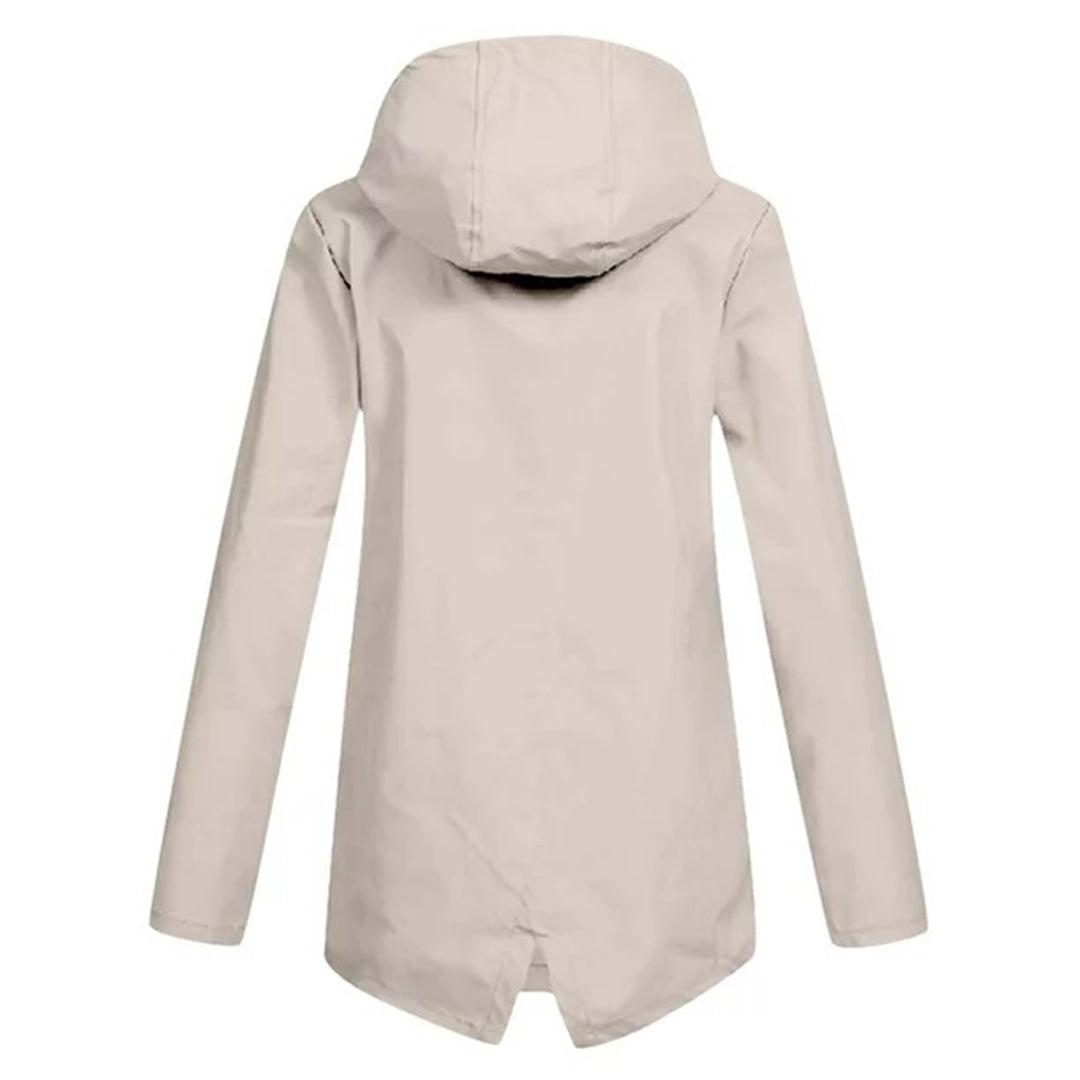 Fashion Street | Long Hooded Raincoat for Women