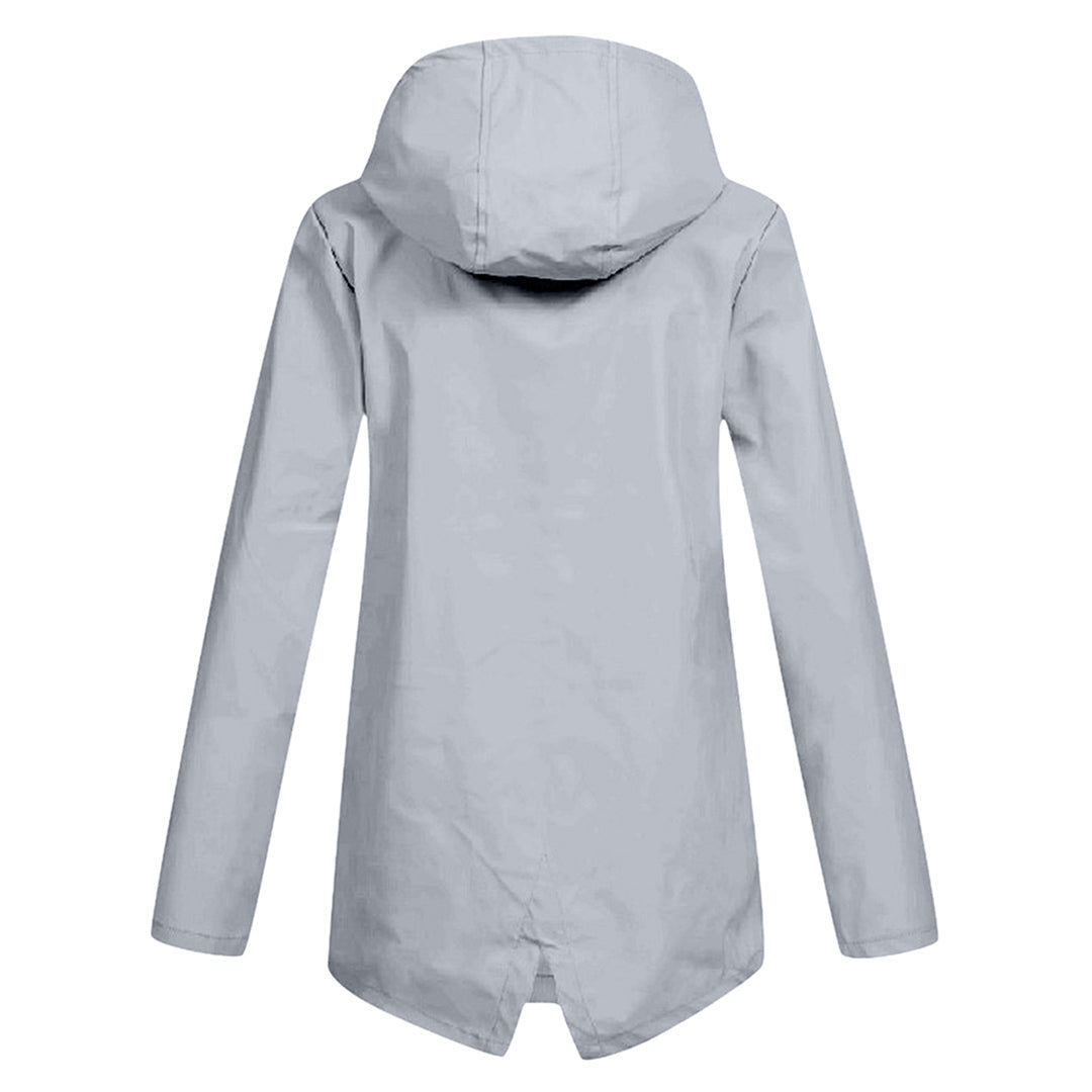 Fashion Street | Long Hooded Raincoat for Women