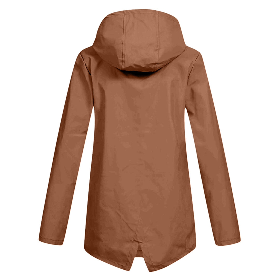 Fashion Street | Long Hooded Raincoat for Women