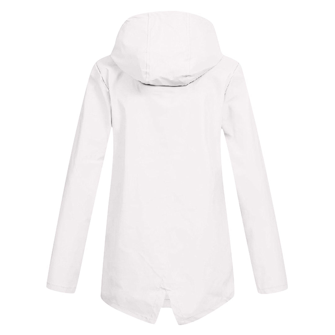Fashion Street | Long Hooded Raincoat for Women