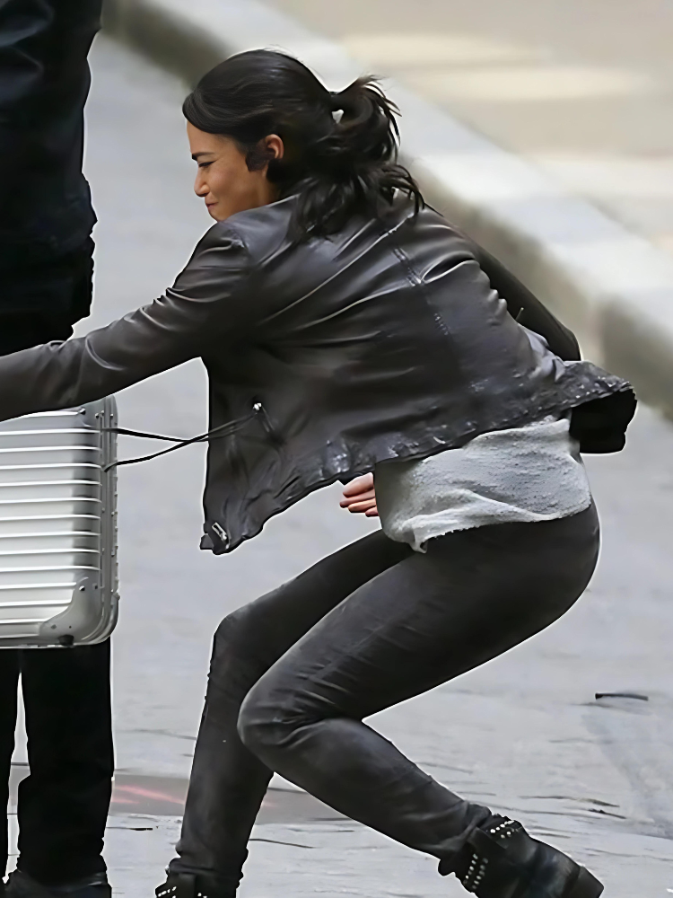 Michelle Rodriguez The Fate Of Leather Jacket