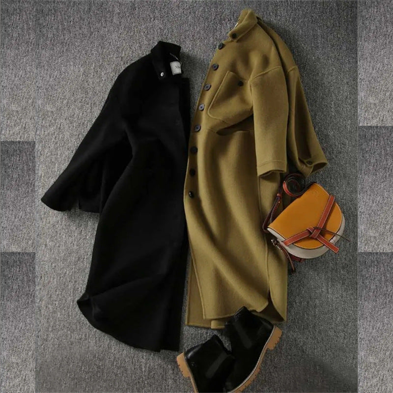 Emilia | Long Cashmere Trench Coat