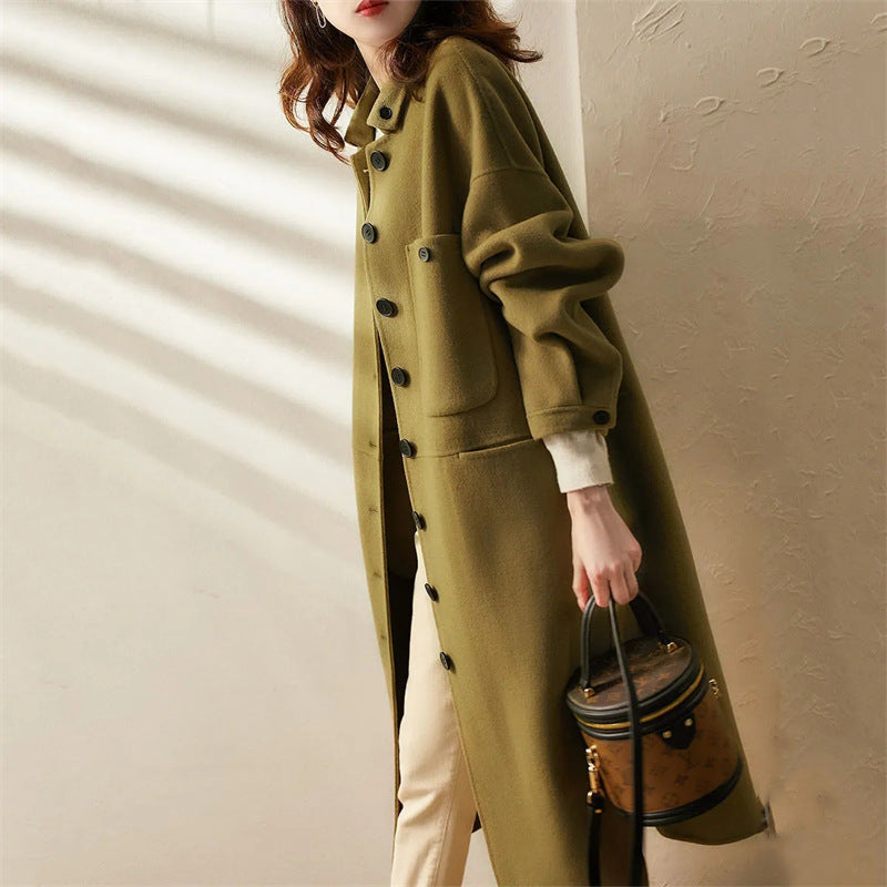 Emilia | Long Cashmere Trench Coat