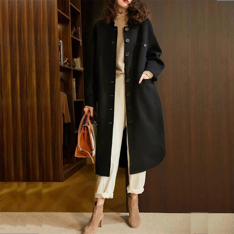 Emilia | Long Cashmere Trench Coat