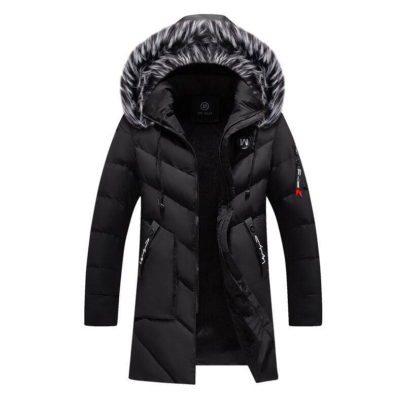 Gavin | Warm Men's Winter Jacket with Faux Fur Collar