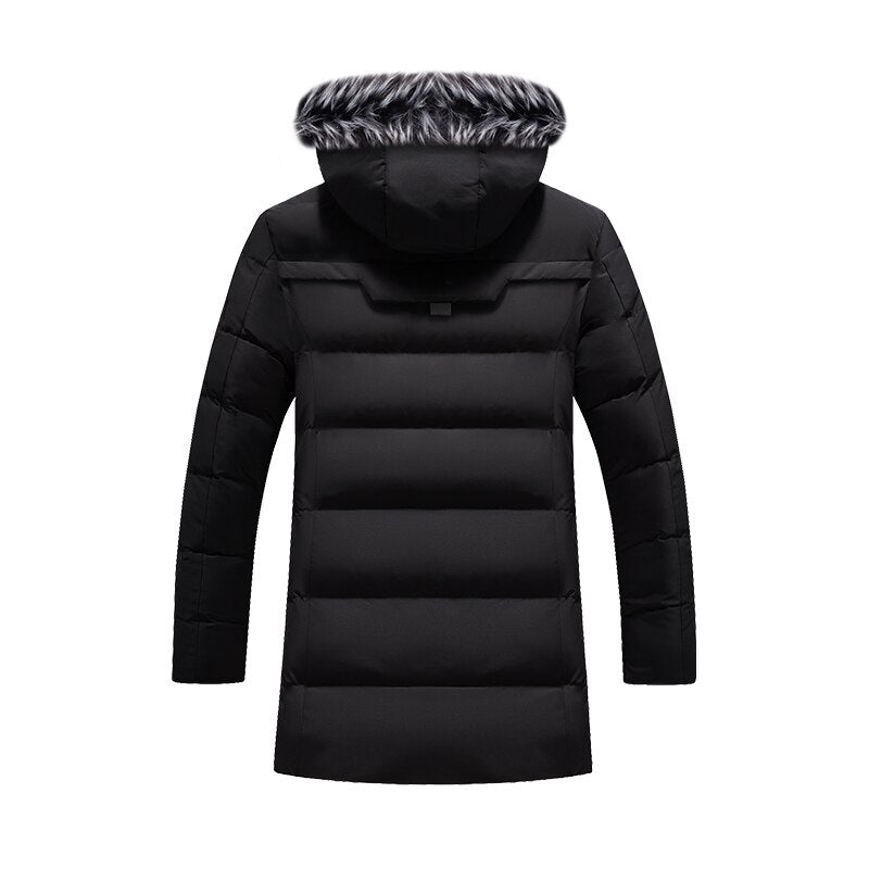 Gavin | Warm Men's Winter Jacket with Faux Fur Collar