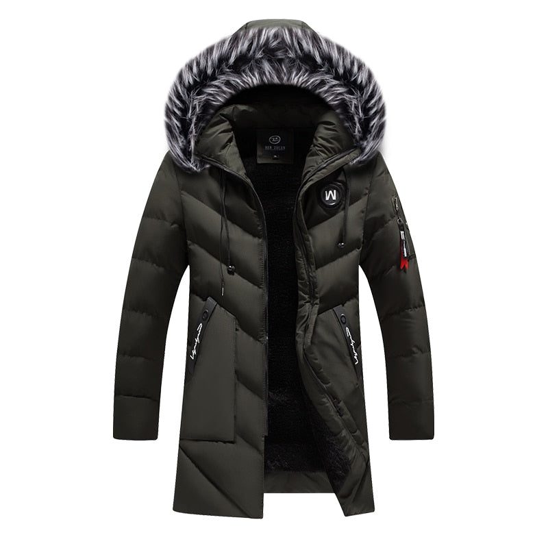Gavin | Warm Men's Winter Jacket with Faux Fur Collar