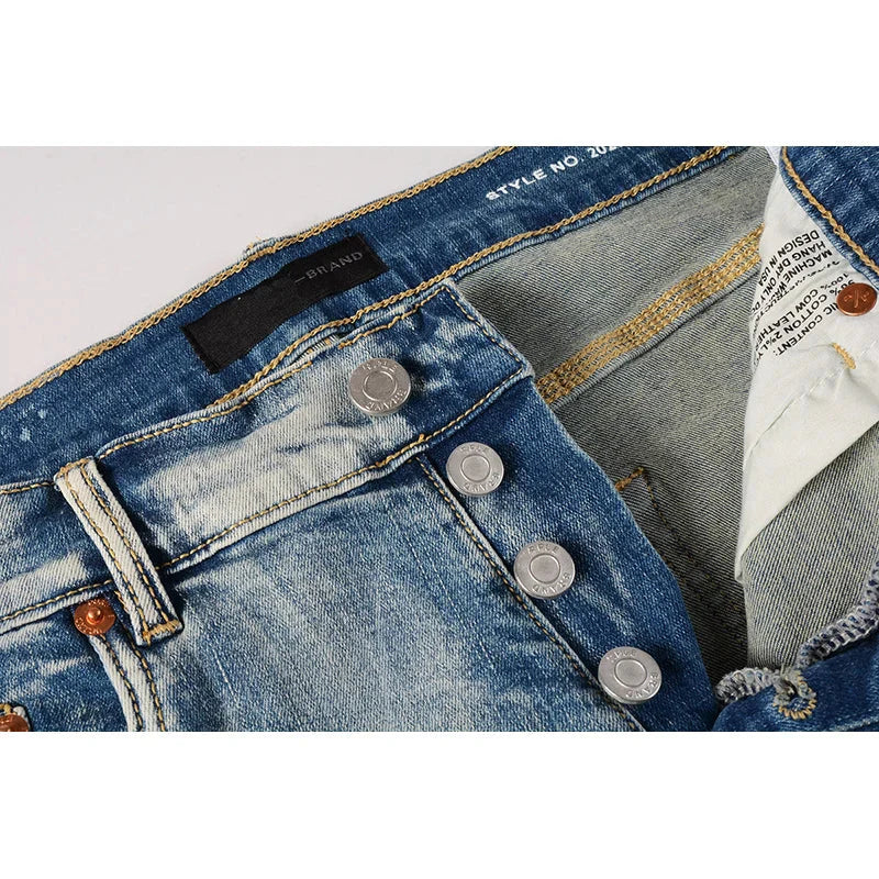 The Thornhill Distressed Biker Jeans