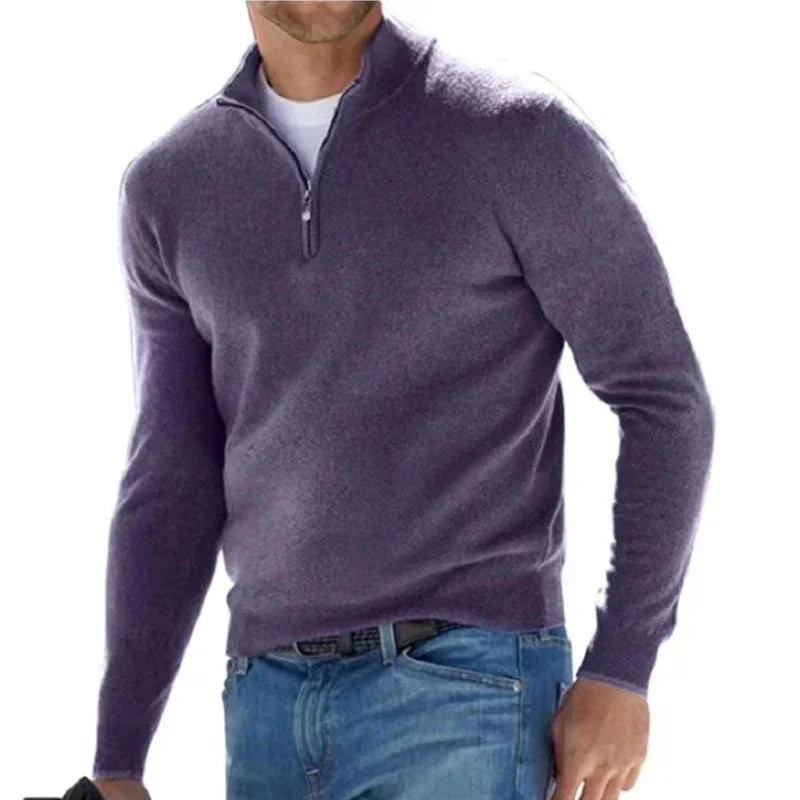Tom Polo - Stylish zipper sweater for men (Italian design)
