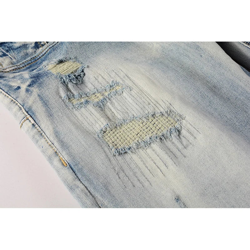 The Thornhill Distressed Biker Jeans