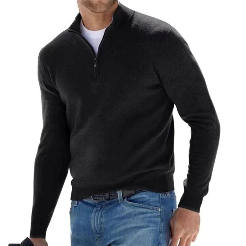 Tom Polo - Stylish zipper sweater for men (Italian design)