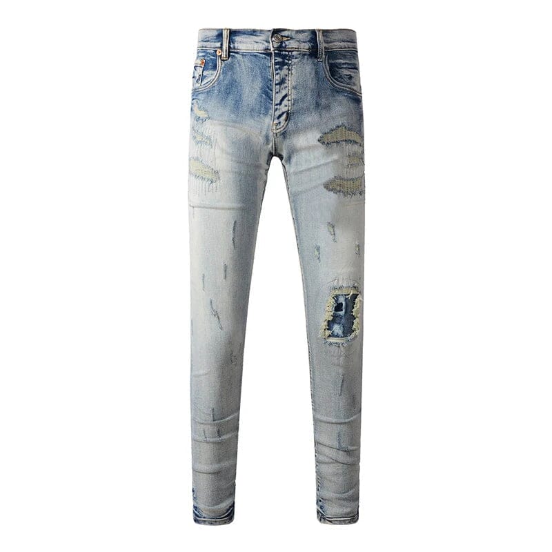 The Thornhill Distressed Biker Jeans