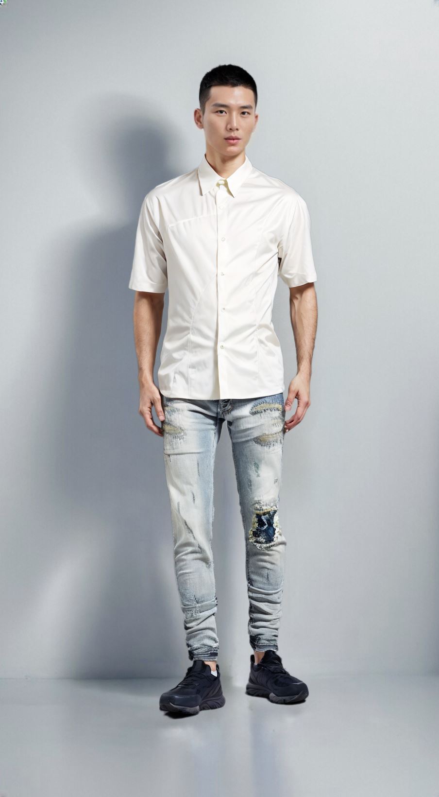 The Thornhill Distressed Biker Jeans