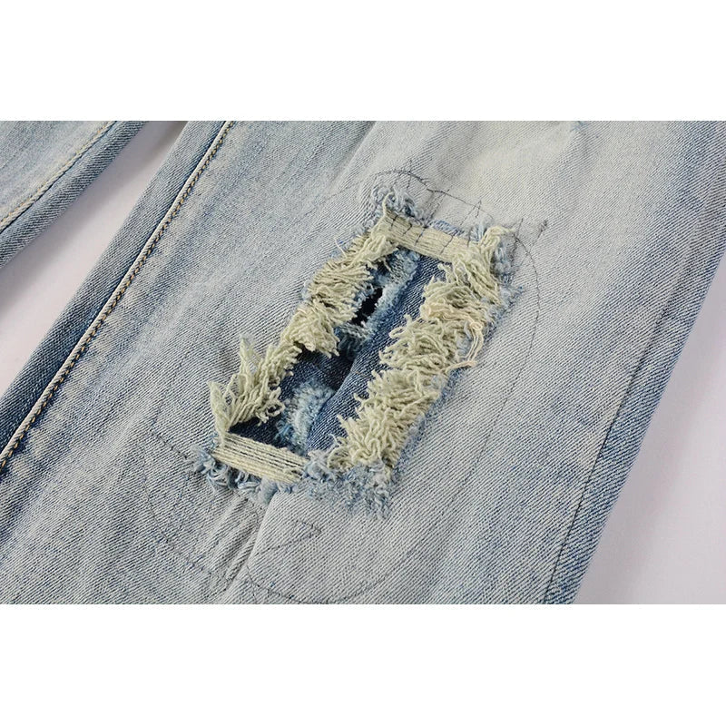 The Thornhill Distressed Biker Jeans