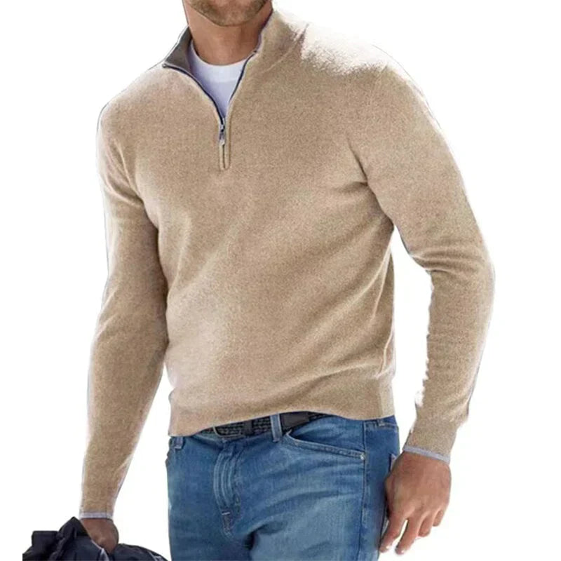 Tom Polo - Stylish zipper sweater for men (Italian design)