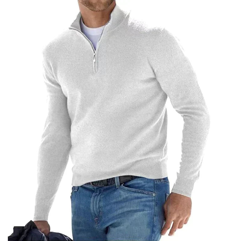 Tom Polo - Stylish zipper sweater for men (Italian design)