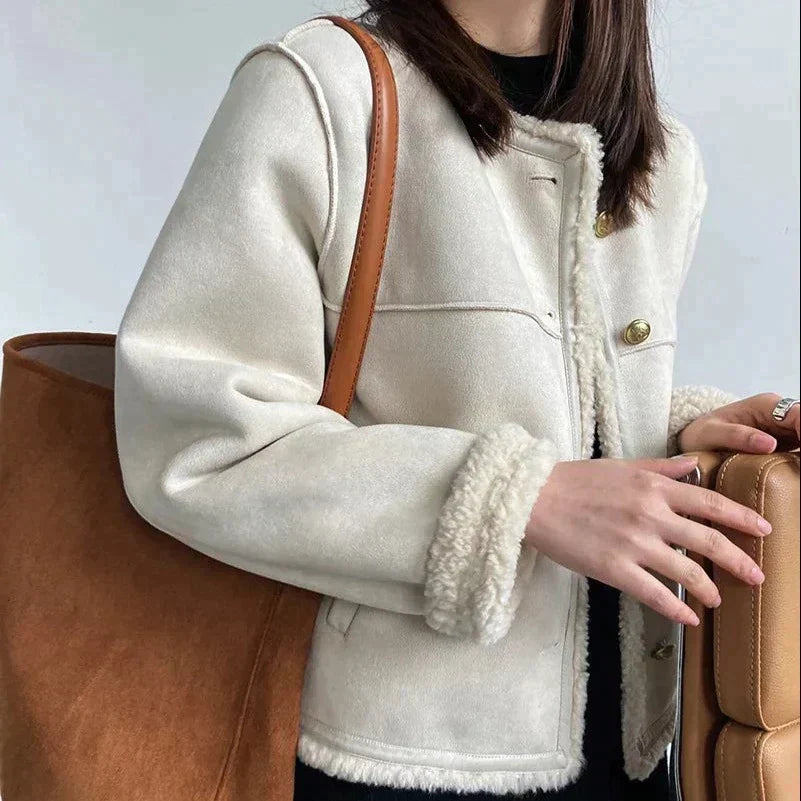 Lexie | Soft Suede Jacket For Ladies