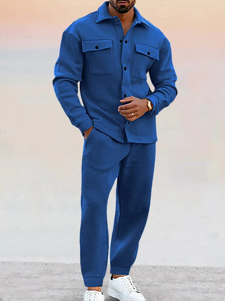 Stylish men's two-piece suit – comfortable and sporty