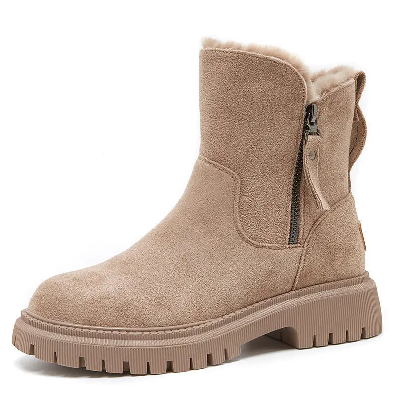 Jayleen velvet plush winter boots – women