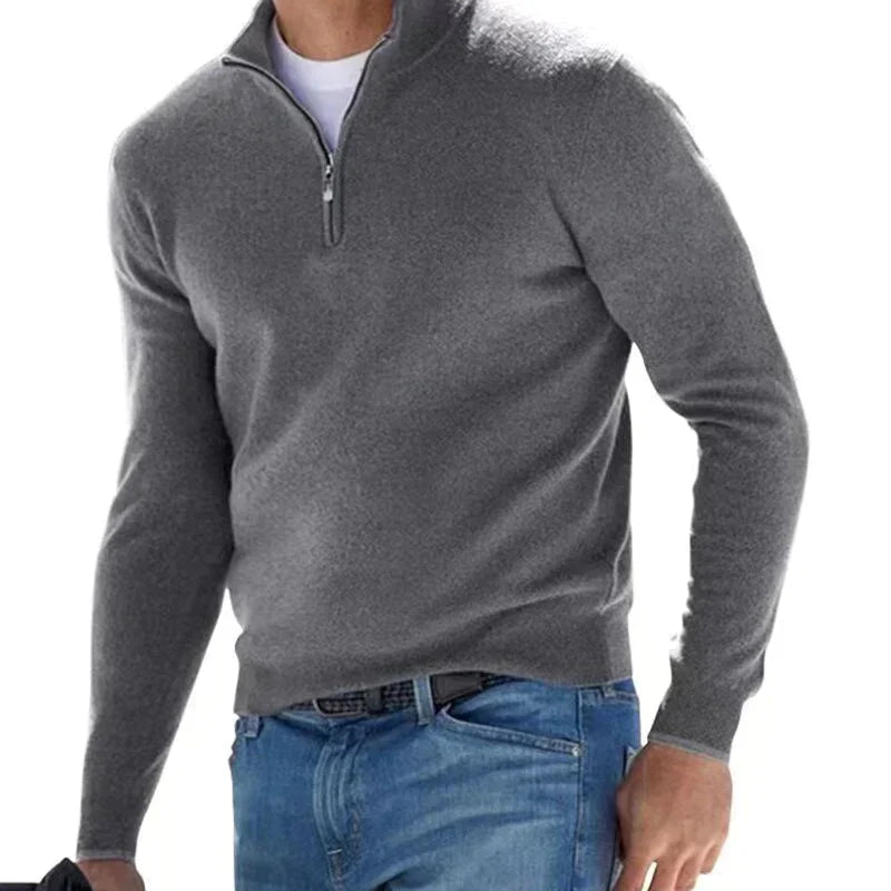 Tom Polo - Stylish zipper sweater for men (Italian design)