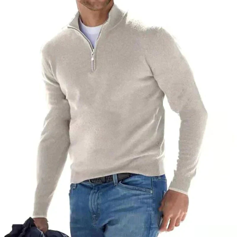 Tom Polo - Stylish zipper sweater for men (Italian design)