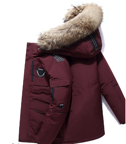 Bryan | Men's Winter Coat with Fur Hood