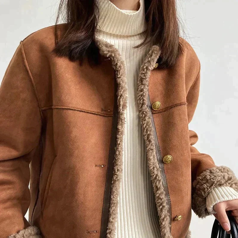 Lexie | Soft Suede Jacket For Ladies